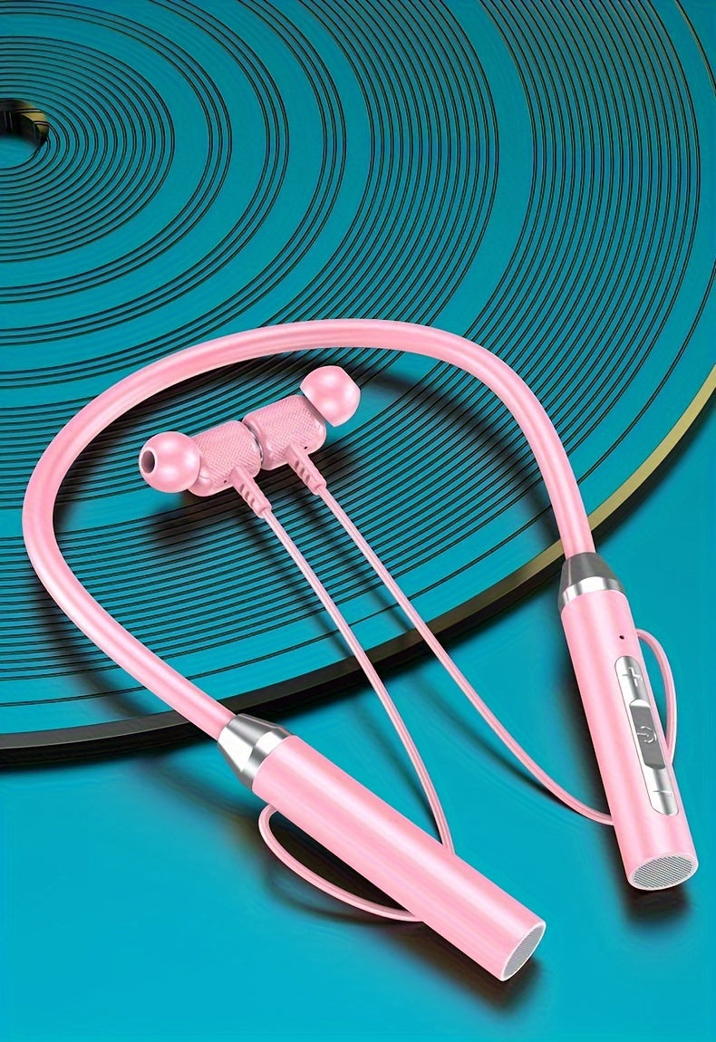 Neckband Wireless Earbuds with Extended Battery Life, Designed for Sports Activities.