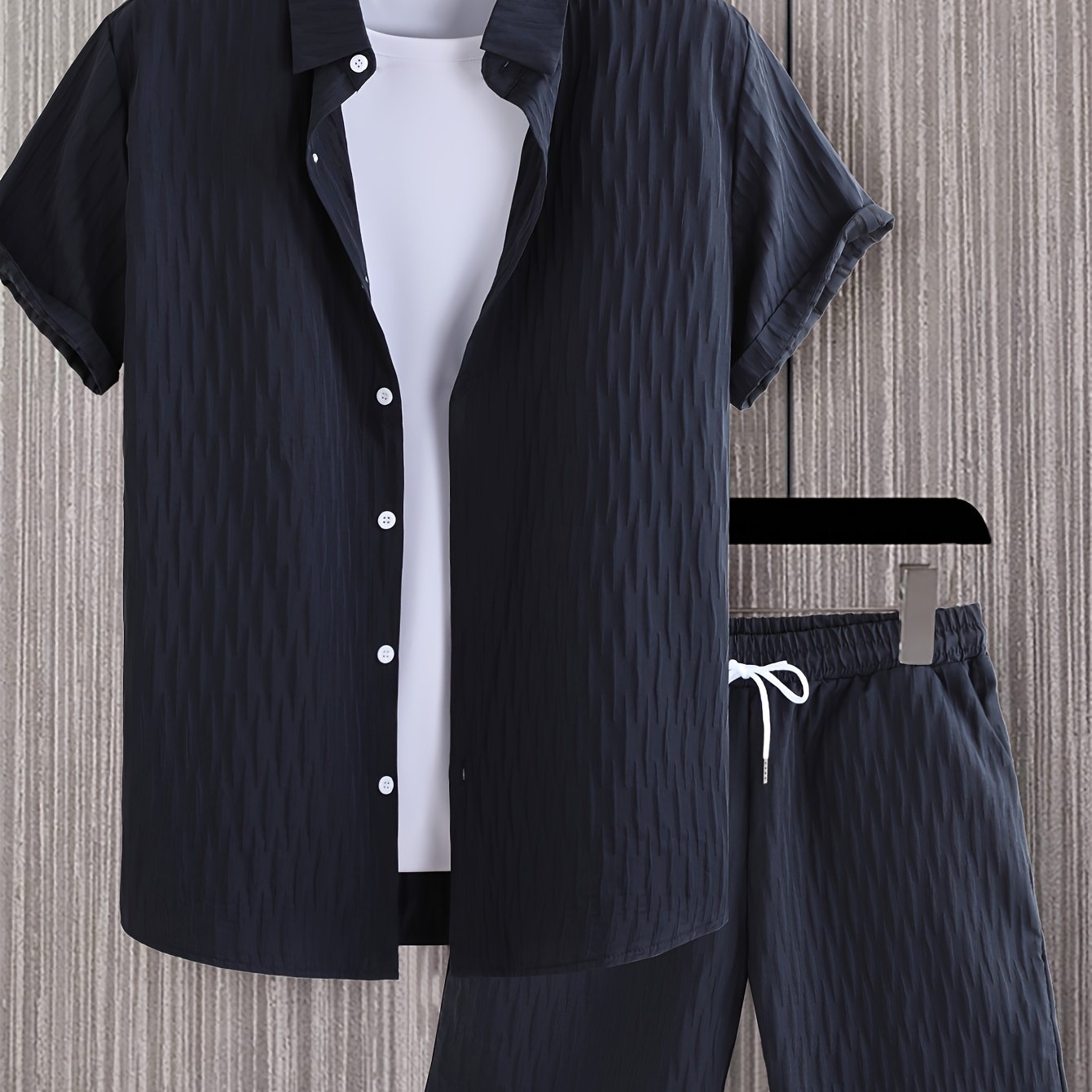 Men's Fashion Casual Shirt Suit