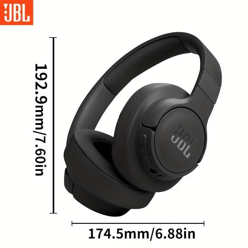 JBL TUNE770NC Wireless Noise Canceling Headphones, Active Noise Cancellation Gaming and Computer Headset for General Use, Sports, Running, Outdoor, Study, High-Quality Earphones with Built-in Microphone