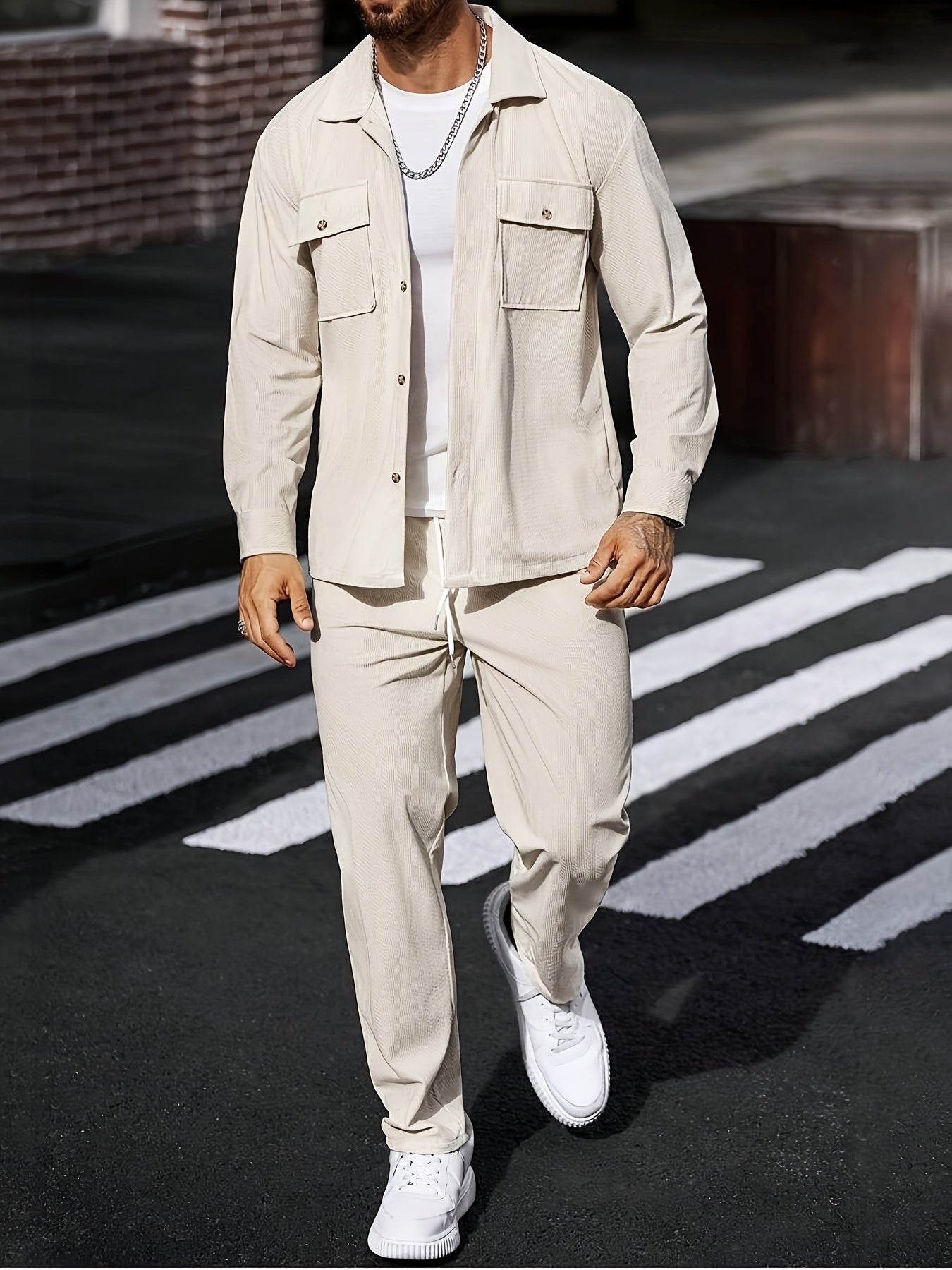 Cross-border Men's Casual Sportswear Set