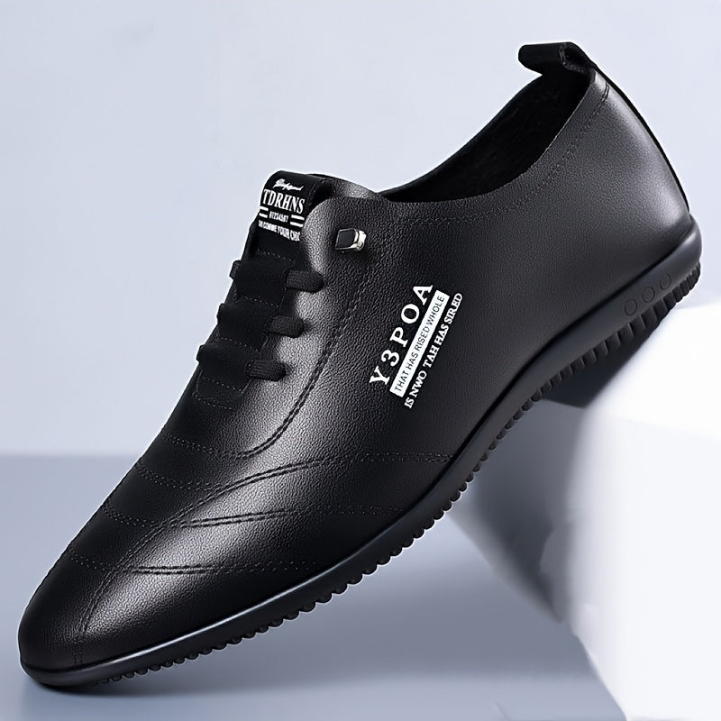 Men's White EVA Soft Sole Casual Sneakers - Low-Top Lace-Up Shoes with Rubber Outsole, Comfortable Versatile Design for Casual Attire, Shoes Sneakers, Comfortable Footwear, Minimalist Style, Cushioned Insole, Urban Style