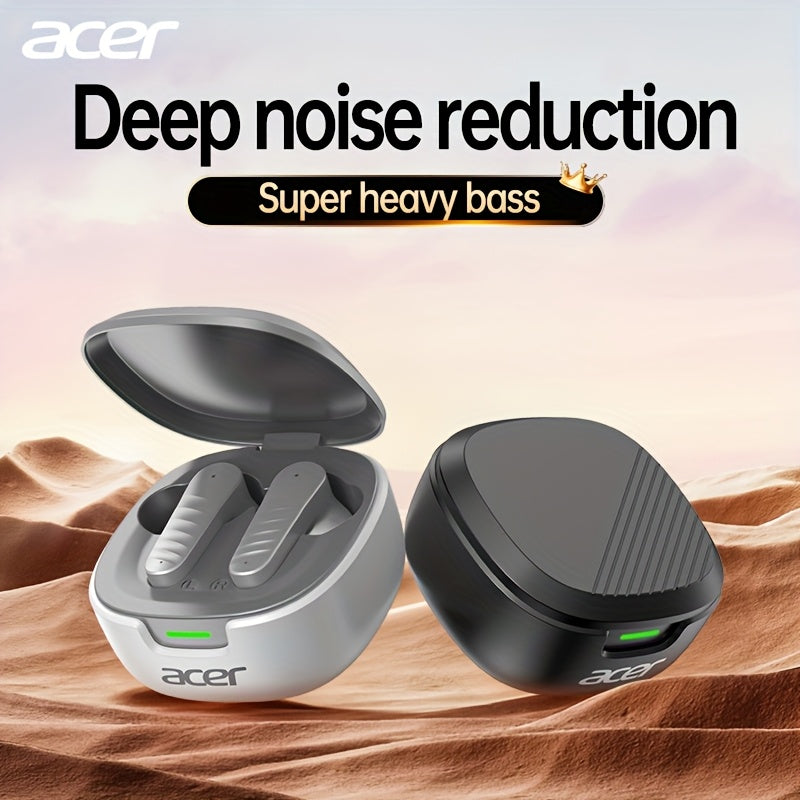 30h Wireless Earbuds Acer OHR503 Mini Sport Wireless Earbuds | Wireless Stereo, Long 30h Standby, Noise-Canceling, Comfortable Wear | Universal Fit, Latest Model, Touch Control