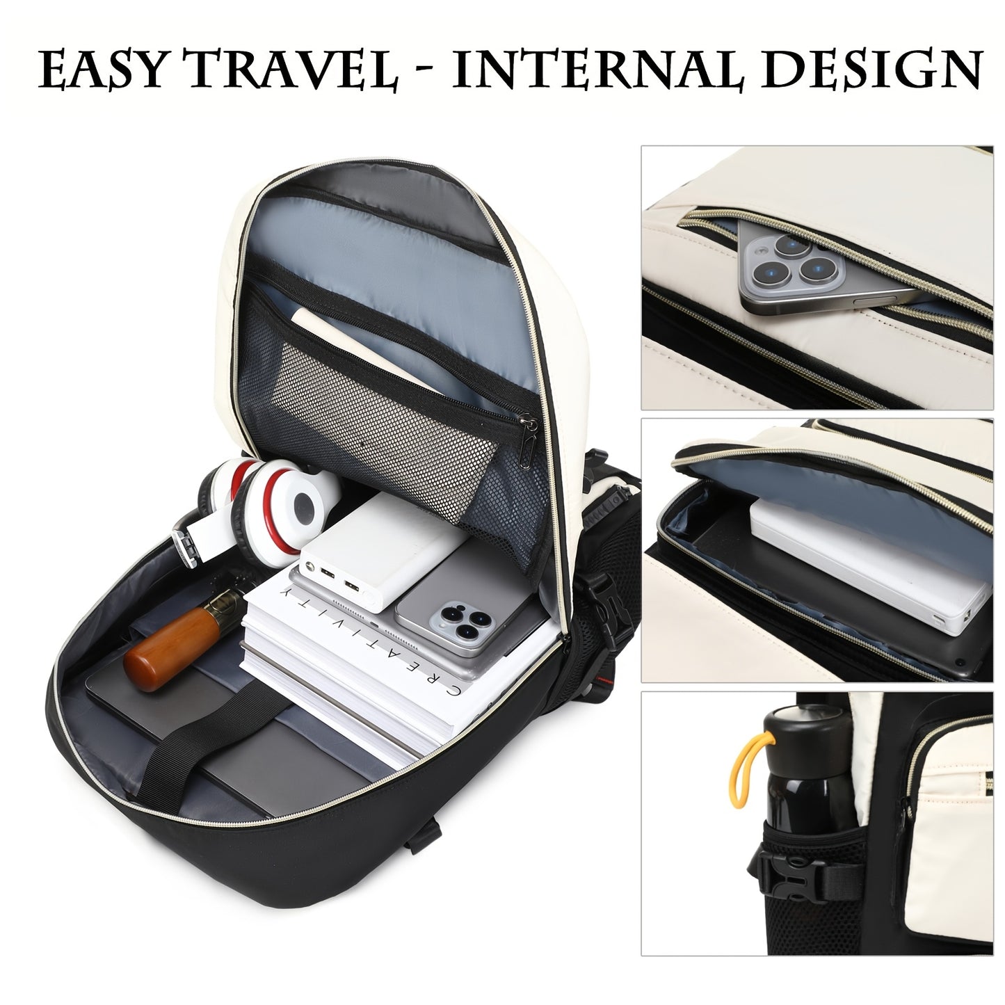Large capacity Men's multi-functional laptop backpack with shoe compartment, very suitable for hiking, business and outdoor activities, it is an excellent gift for Christmas, Valentine's Day and Thanksgiving, Best for Christm