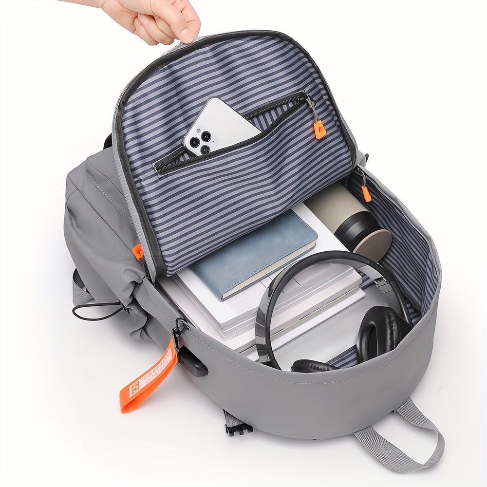 Stylish Minimalist Style Large Capacity Unisex Shoulder Bag, High-Quality Durable Scratch-Resistant Material Casual Shoulder Bag with Multiple Pockets and Compartments Design, Suitable for Daily Commuting and Travel