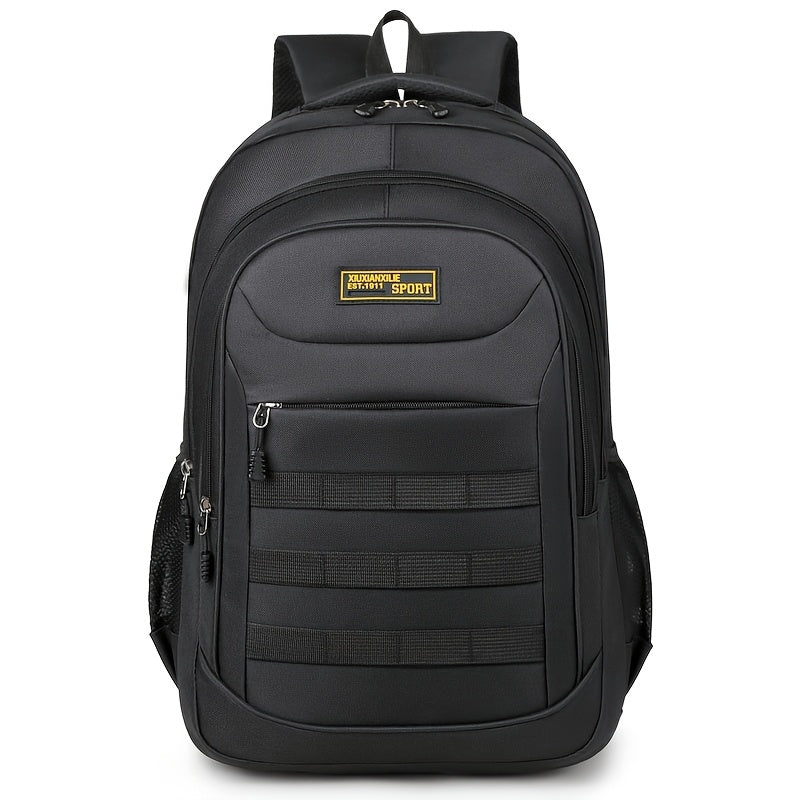 Hiking Backpack, Leisure Backpack, Large-capacity Backpack, Suitable for Both Men and Women, Height 48cm, Length 33cm, Thickness 20cm, Can Hold 17-inch Laptop, Equipped with Adjustable Shoulder Straps, Is Ideal for Daily Outd - ayq