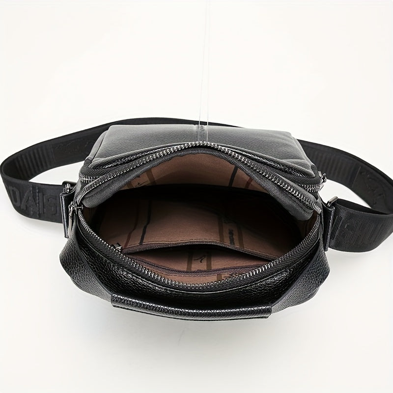 1pc Men's Shoulder Bag, Small Business Handbag, Fashion Casual Backpack