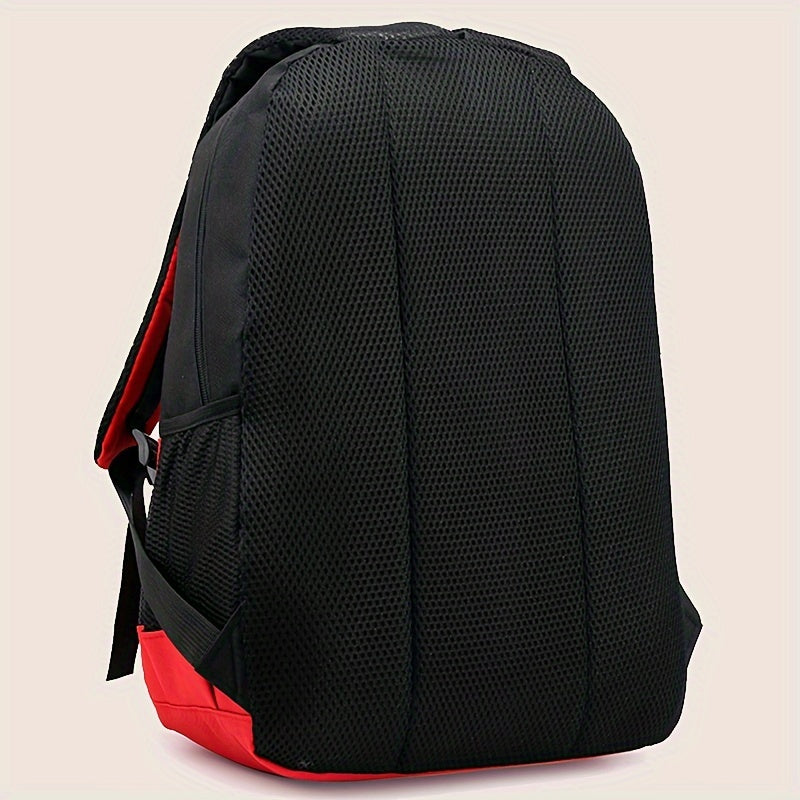 Durable Oxford Fabric Backpack - Spacious, Breathable, Adjustable Strap, Laptop Compartment, Ideal for Hiking, Camping, Travel, School Work - High 46cm, Long 32cm, Thick 19cm, School Backpack Adjustable Strap Backpack D
