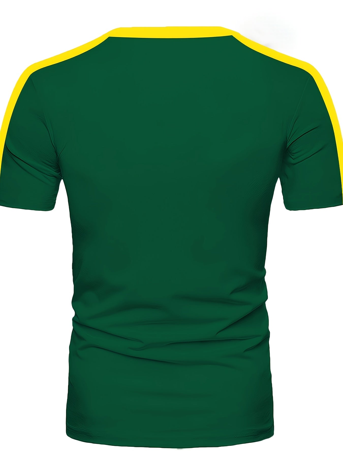 Men'S Casual Short-Sleeve T-Shirt with 3D Digital Printing, Round Neck, Brazilian Style, Made of Slightly Stretchy Polyester Knit Fabric, Suitable for Summer Outdoor Activities And Everyday Wear.