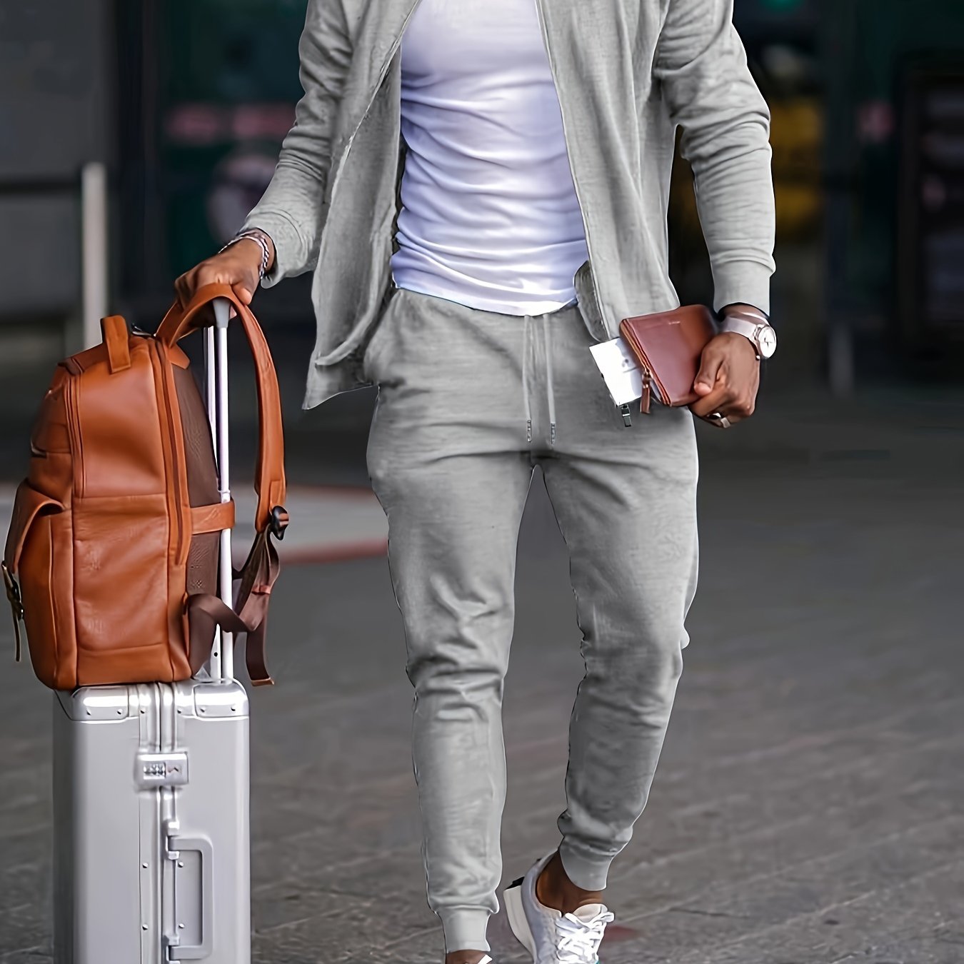 New Spring and Autumn Sports Casual Men's Suit Jacket