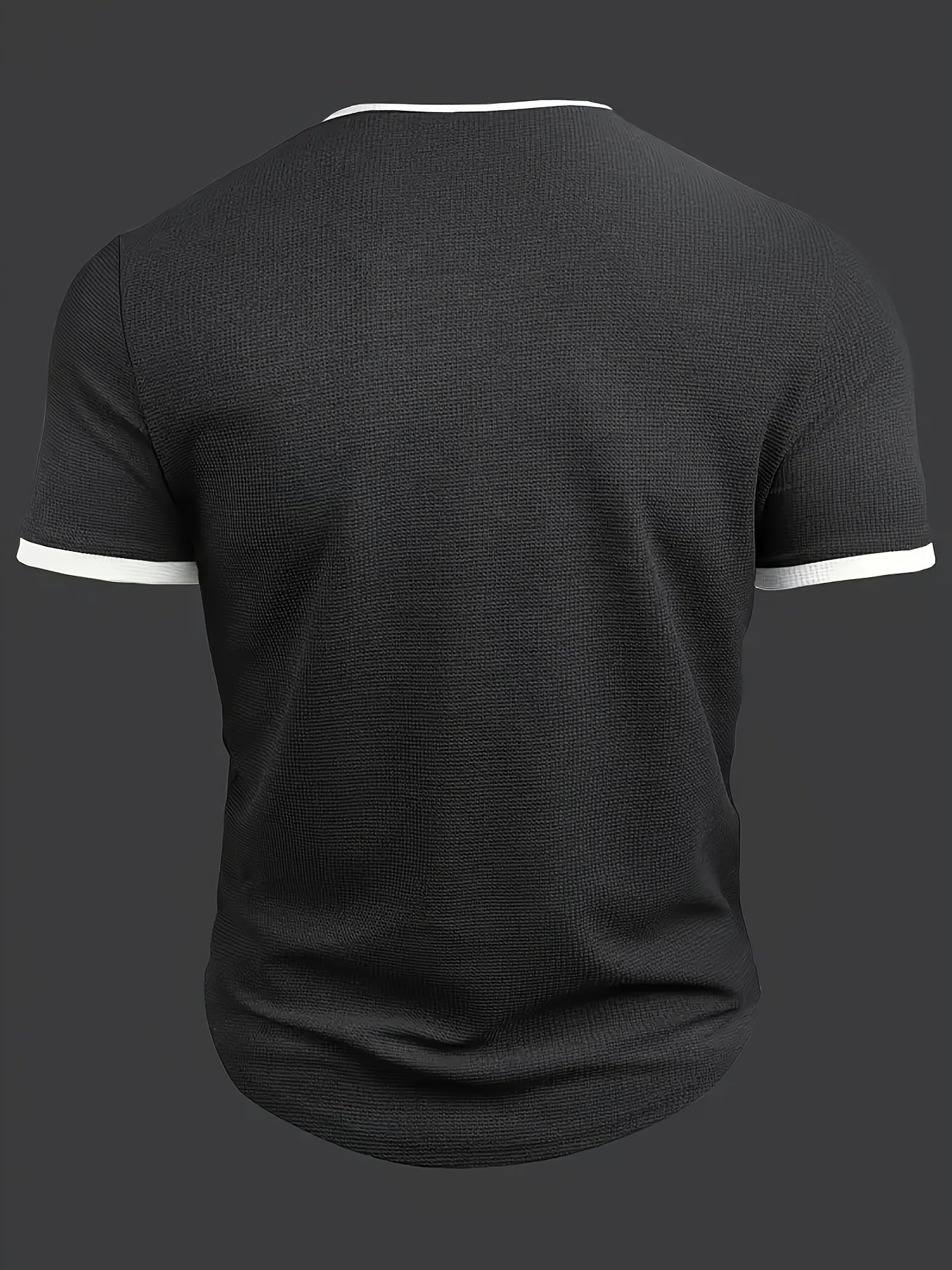 Pearson OBM Casual Stylish Waffle Outdoor Print T-Shirt, Men'S Short-Sleeve Y-Neck T-Shirt.