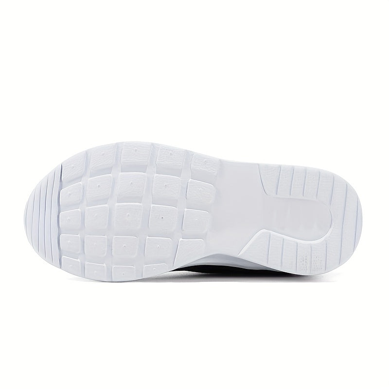 Casual Blue Breathable Mesh Sneakers For Boys, Outdoor Walking Running Shoes For Spring Summer