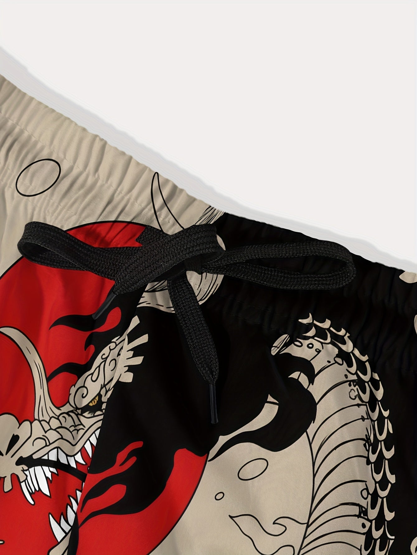 Men's Japanese Style Print Kimono Shorts Home Wear Casual Vacation Set