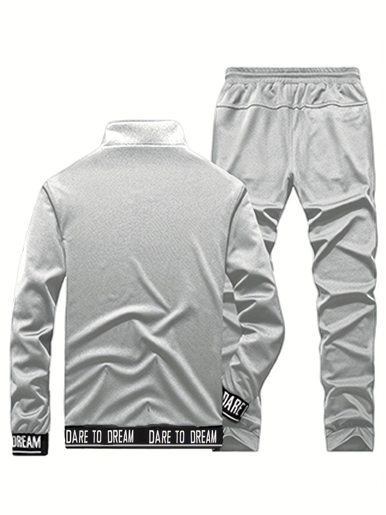 Spring and Autumn Outdoor Men's Sports Casual Suit with Jacket and Pants Two-Piece Set