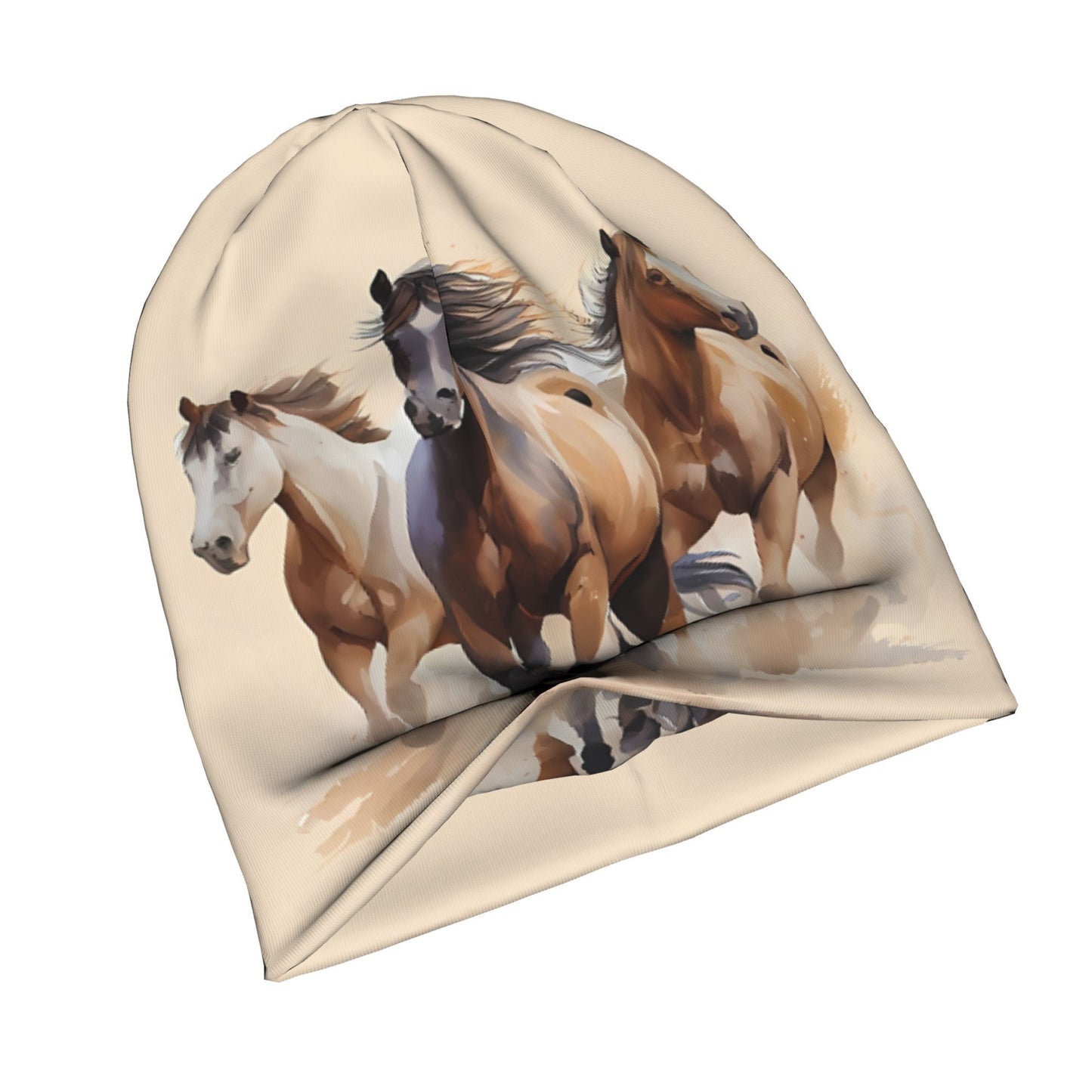 Horse Beanies Caps Hat Fashion Bonnet Hats Men