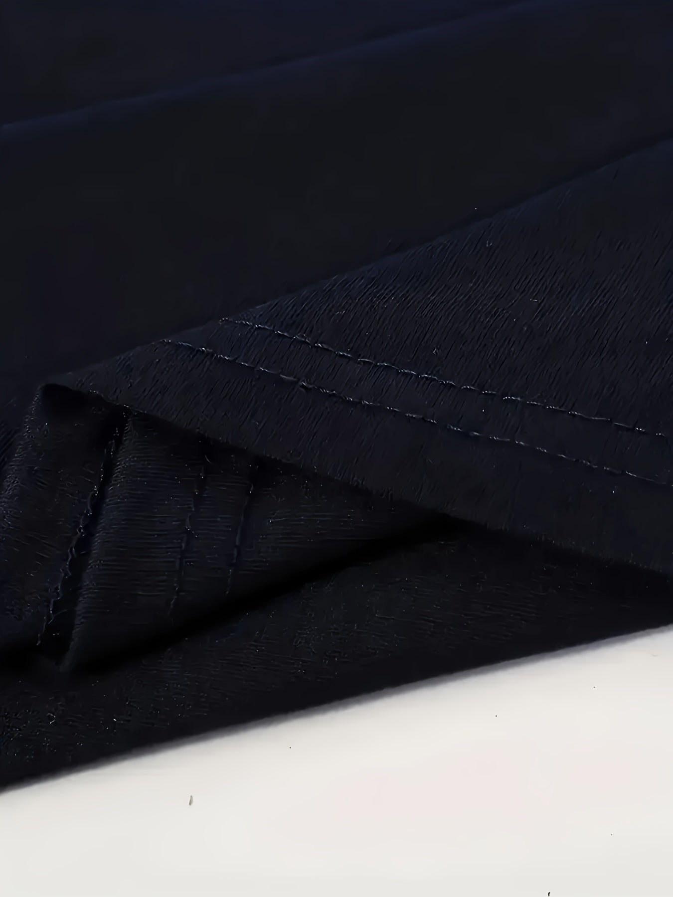 Men'S V-Neck Short Sleeve T-Shirt - Lightweight Breathable, Casual Fit, Solid Black, Perfect for Summer, High-Quality Knit Fabric, Everyday Tshirt Casual Style Comfortable Fit