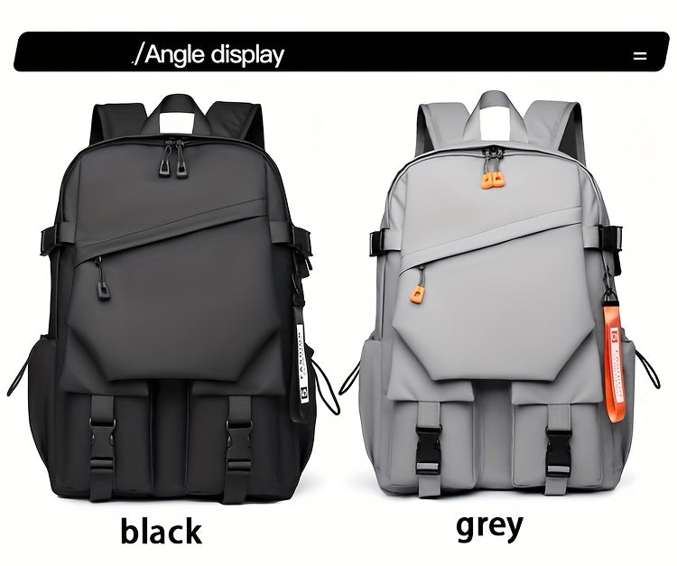 Stylish Minimalist Style Large Capacity Unisex Shoulder Bag, High-Quality Durable Scratch-Resistant Material Casual Shoulder Bag with Multiple Pockets and Compartments Design, Suitable for Daily Commuting and Travel