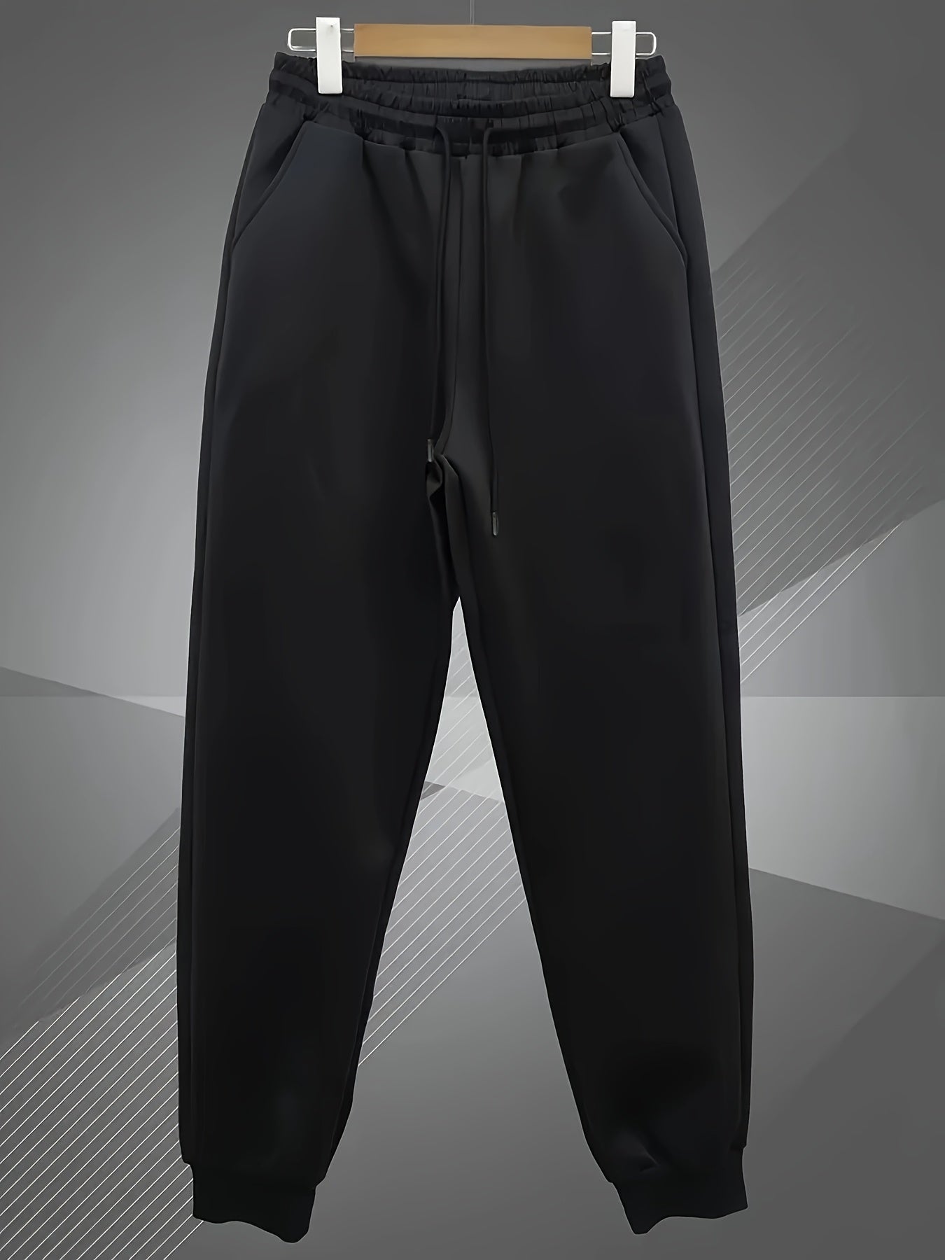 Star Blossom Men's Casual Sports Baseball Suit Pants Two-piece Set with Jacket and Trousers