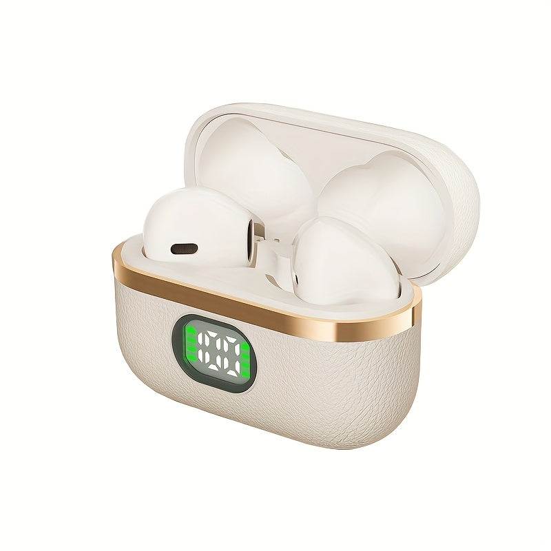 2025 New Style True Wireless semi in-ear sports music headset mini Earbuds TWS HIFI bass Stereo HD calling Stereo Earphones for Android for iPhone Cellphone gaming Earpieces smart couples headphones