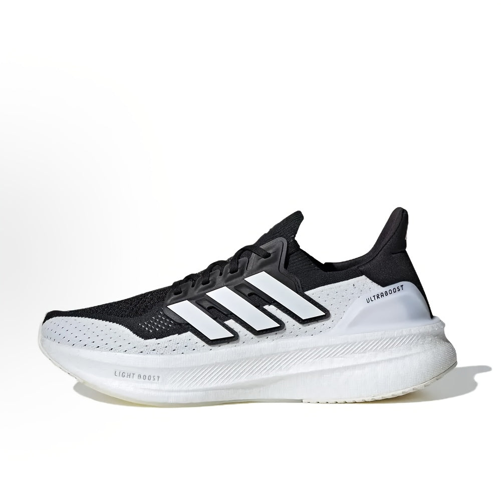 adidas ULTRABOOST 5 Running Shoes - Lightweight Cushioned Athletic Sneakers with Boost Technology, Non-Slip Rubber Outsole, Low-Top Training Shoes for Men Women (Black/White - IF1480) - All-Season Gym, Jogging, Casual Attir