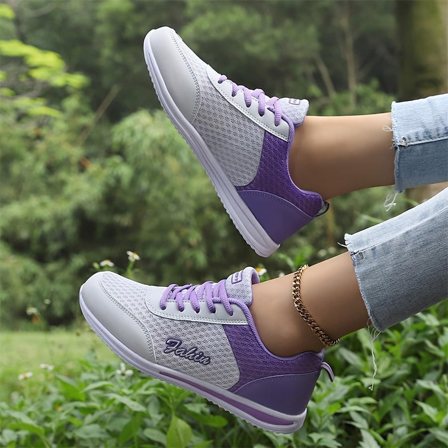 Women'S Breathable Lightweight Running Shoes - Black Pink Checkered Design, Low-Top Lace-Up Sneakers with EVA Sole for Casual, Travel Light Jogging, All-Season Comfort, Ladies Sneakers, Stylish Sportswear, Cushioned Suppo
