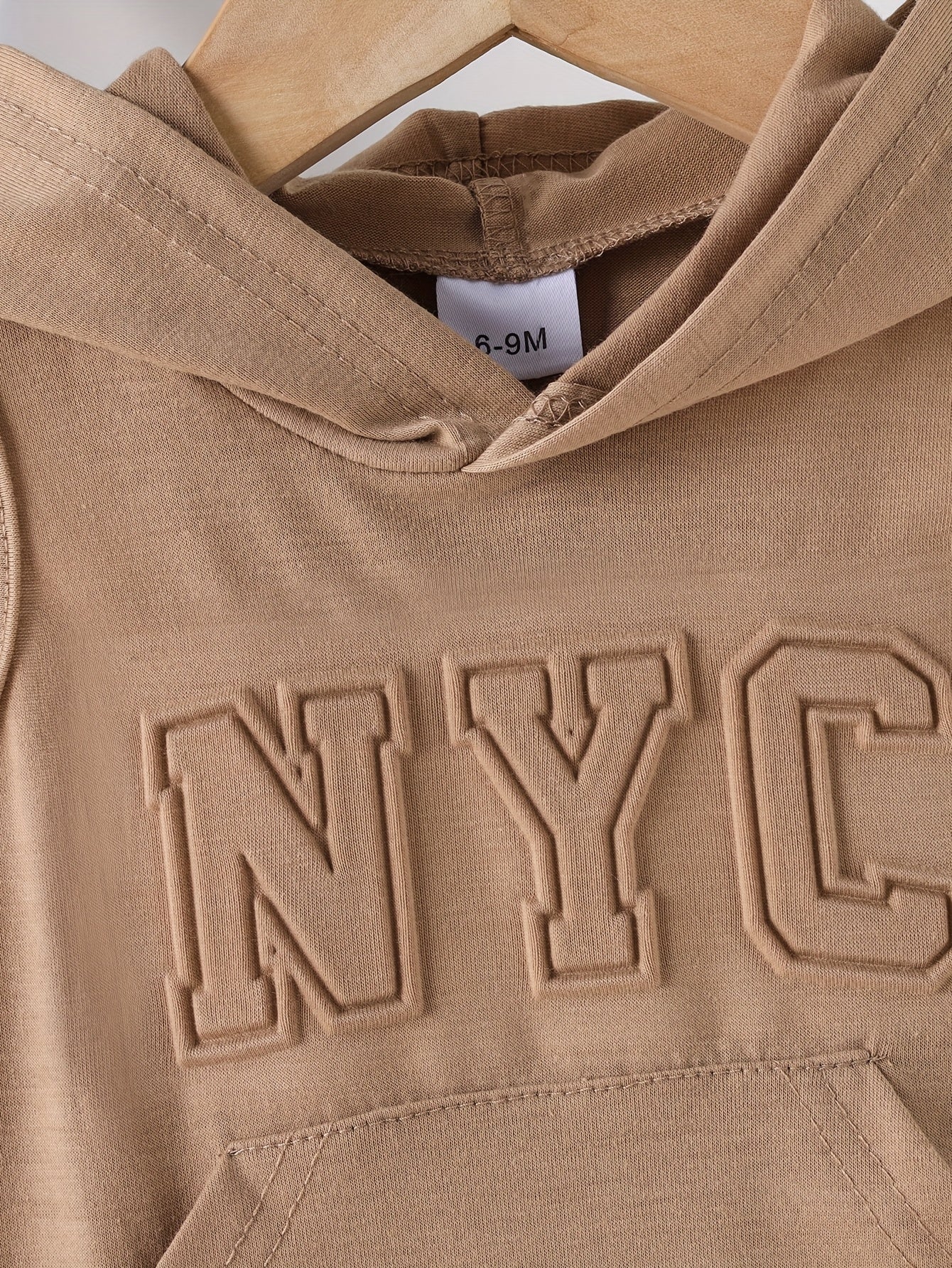 Baby Boys' Summer Hooded Vest & Shorts Set with Pockets