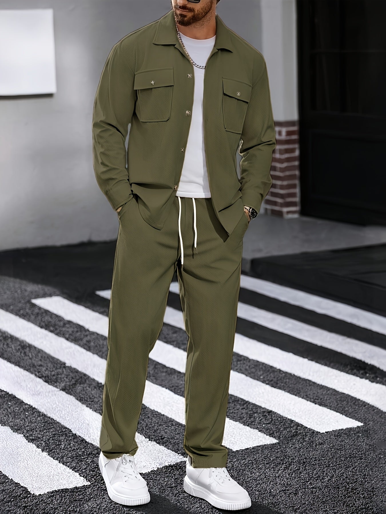 Cross-border Men's Casual Sportswear Set