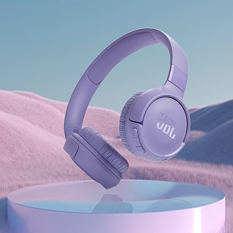 Ideal for Travel, Work, Home, And Gym, The JBL T520BT Wireless Headphones Feature Deep Bass, Long Battery Life, And a Comfortable Fit