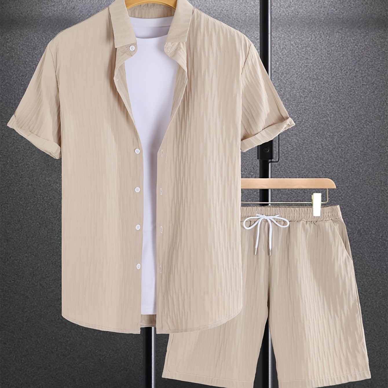 Men's Fashion Casual Shirt Suit