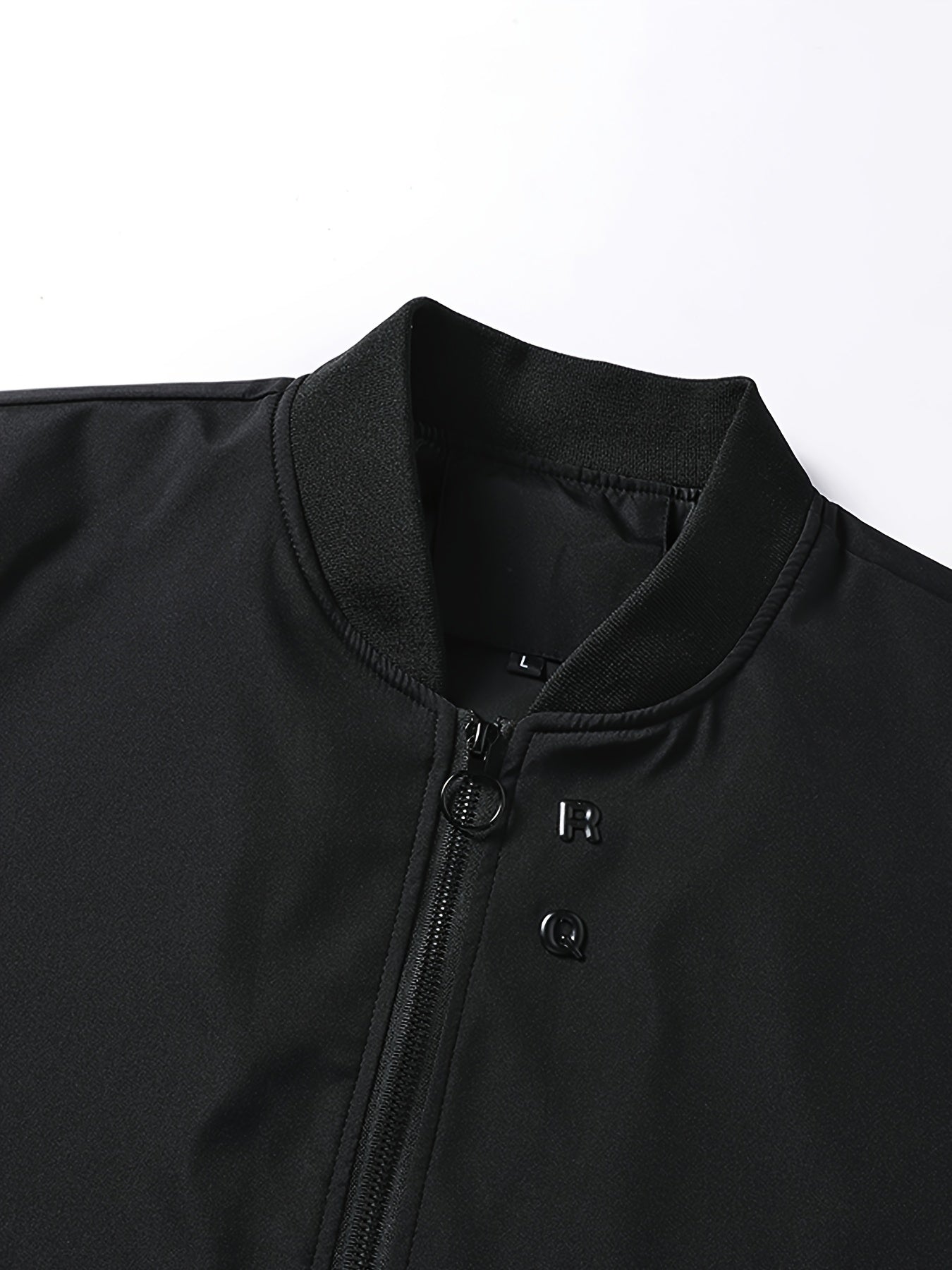 Men's Stylish Windproof Jacket - Solid Color, Stand Collar, Zip-Up with Pockets, Lightweight Polyester for All Seasons, Casual & Outdoor Wear, Allseason Jacket | Zipup Jacket | Polyester Jacket, Windbreaker Jacket