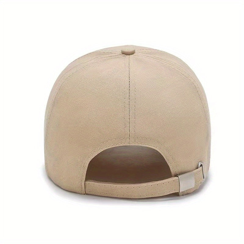 Men's adjustable duckbill cap, baseball cap, casual cap, suitable for outdoor activities, travel, and beach vacations, available in black, blue, red, and khaki colors
