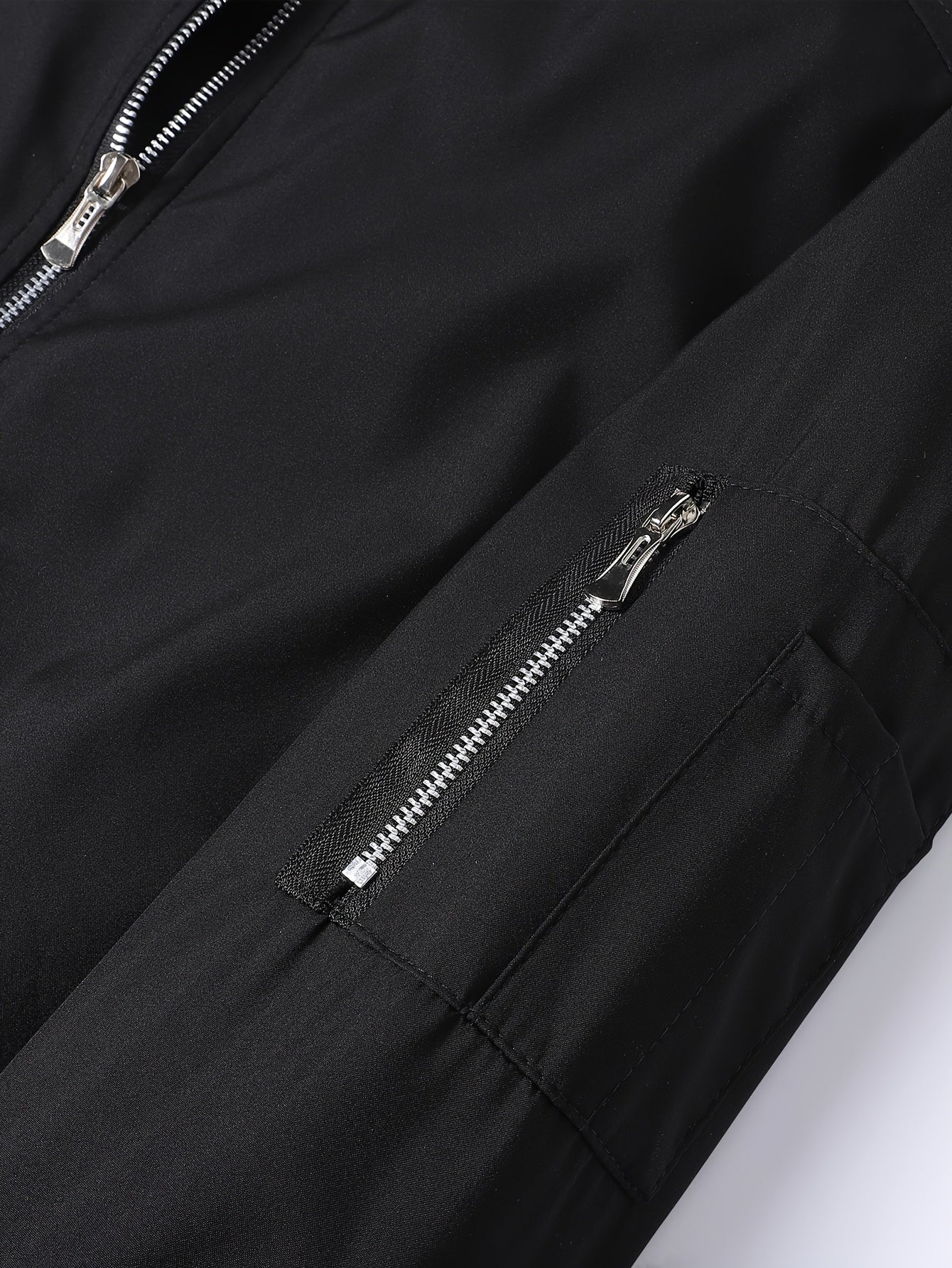 Men'S Casual Workwear Jacket and Pants Set, Solid Color, Long Sleeve, Regular Fit, with Pockets, for Spring/Fall, Casual Attire, Casual Attire|Casual Style|Solid Color Jacket