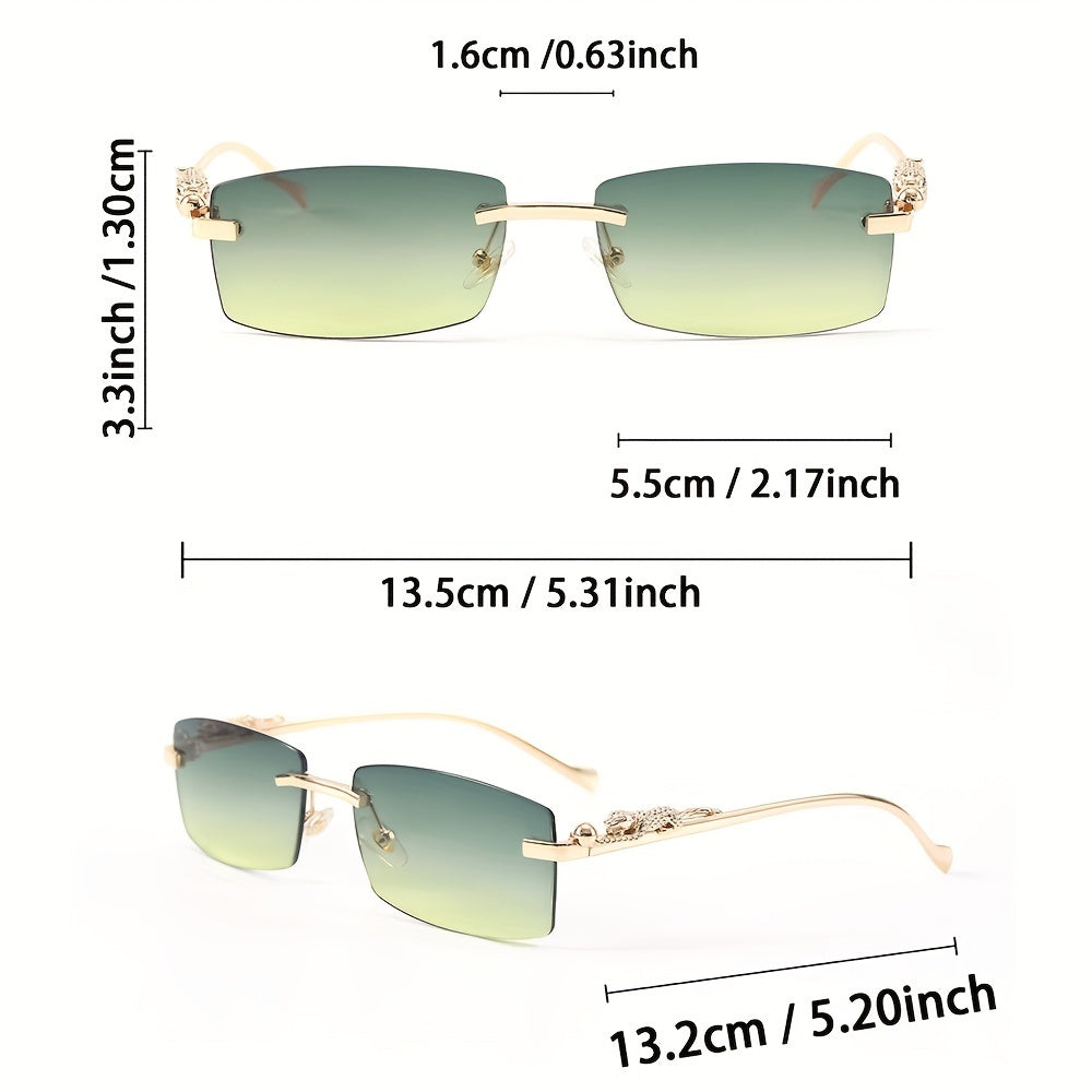 1pc Men Square Vintage Classic Personality Glasses for Daily Life Clothing Accessories