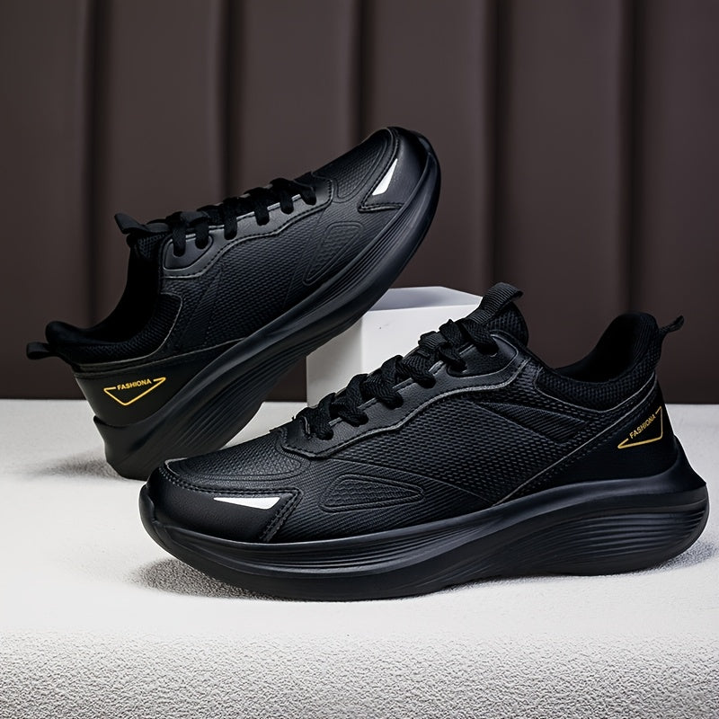 Men'S Lightweight Lace-Up Sneakers, Suitable for Running, Basketball, Fitness, And Casual Wear at The Gym - ayq