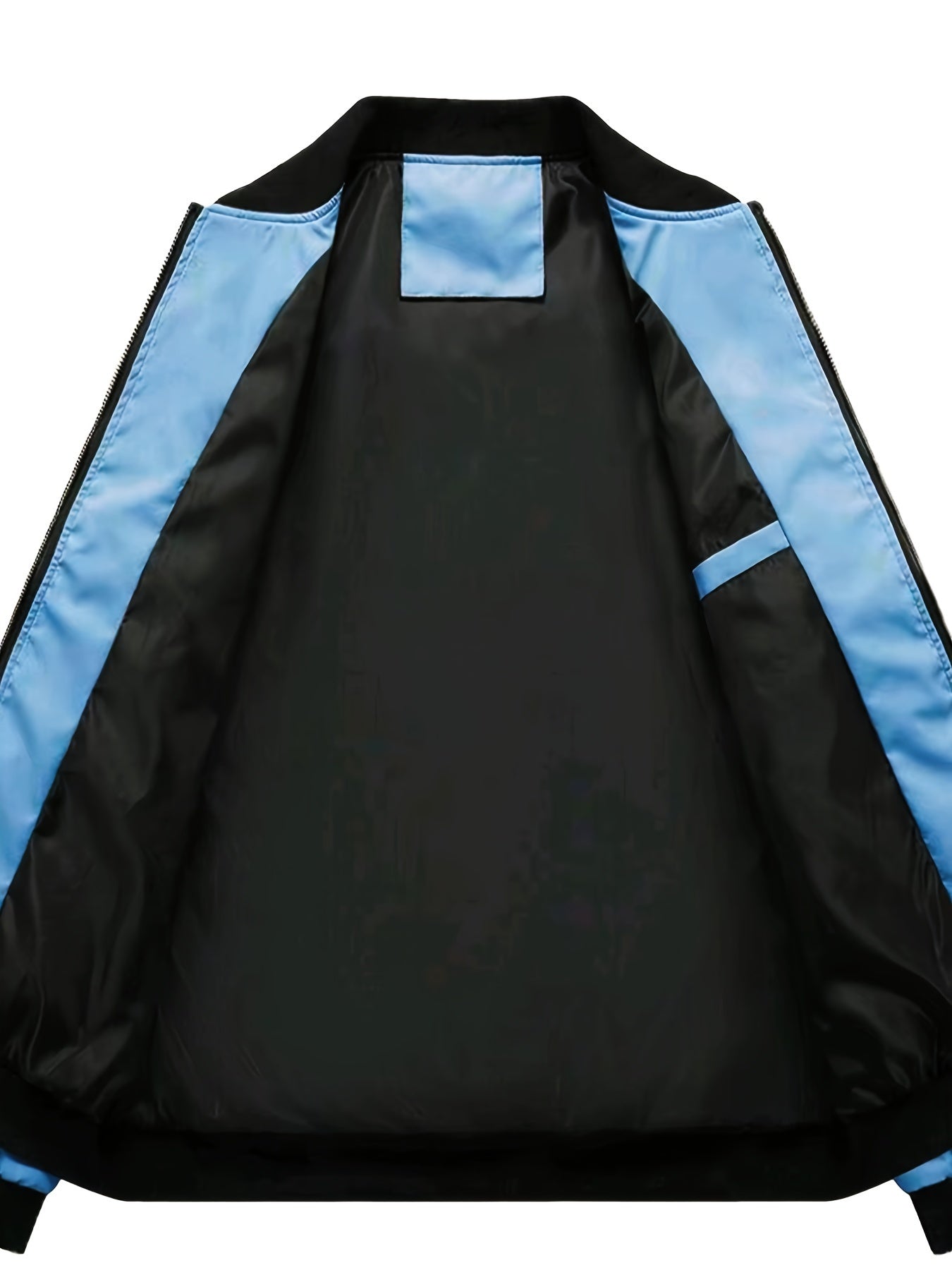 Men's Stylish Windproof Jacket - Solid Color, Stand Collar, Zip-Up with Pockets, Lightweight Polyester for All Seasons, Casual & Outdoor Wear, Allseason Jacket | Zipup Jacket | Polyester Jacket, Windbreaker Jacket