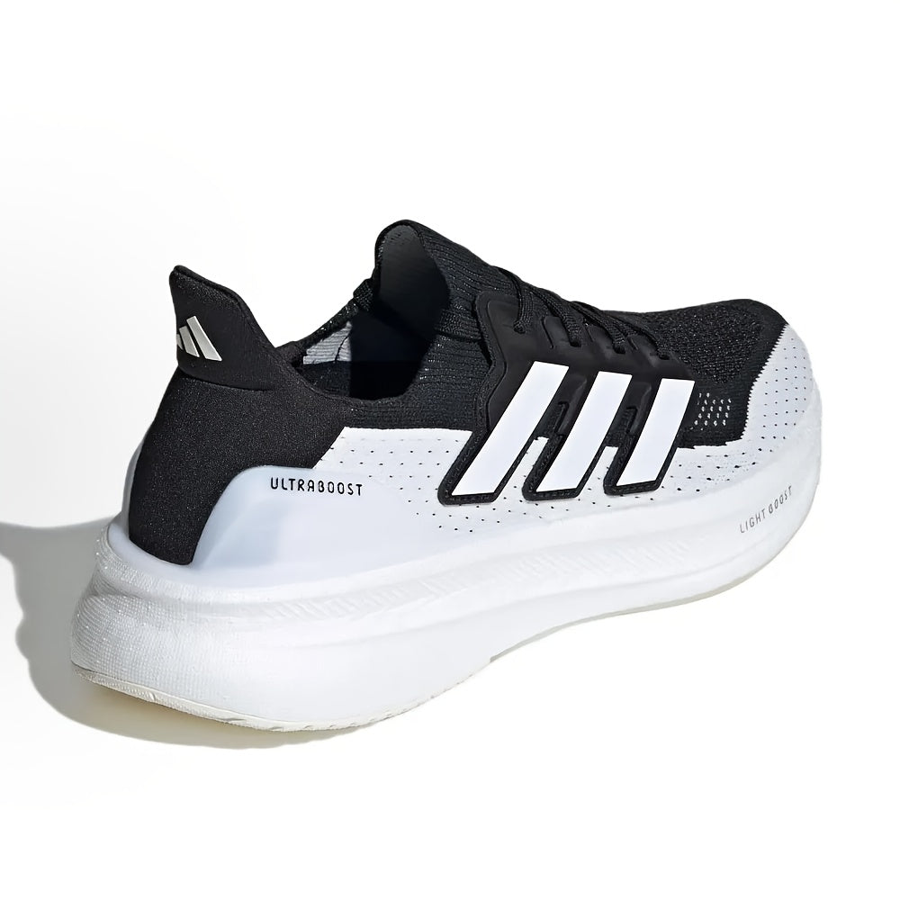 adidas ULTRABOOST 5 Running Shoes - Lightweight Cushioned Athletic Sneakers with Boost Technology, Non-Slip Rubber Outsole, Low-Top Training Shoes for Men Women (Black/White - IF1480) - All-Season Gym, Jogging, Casual Attir