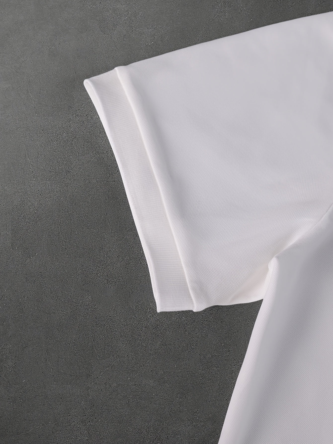Men's Slim-Fit Polo Shirt with Plant Print, Lightweight Knit