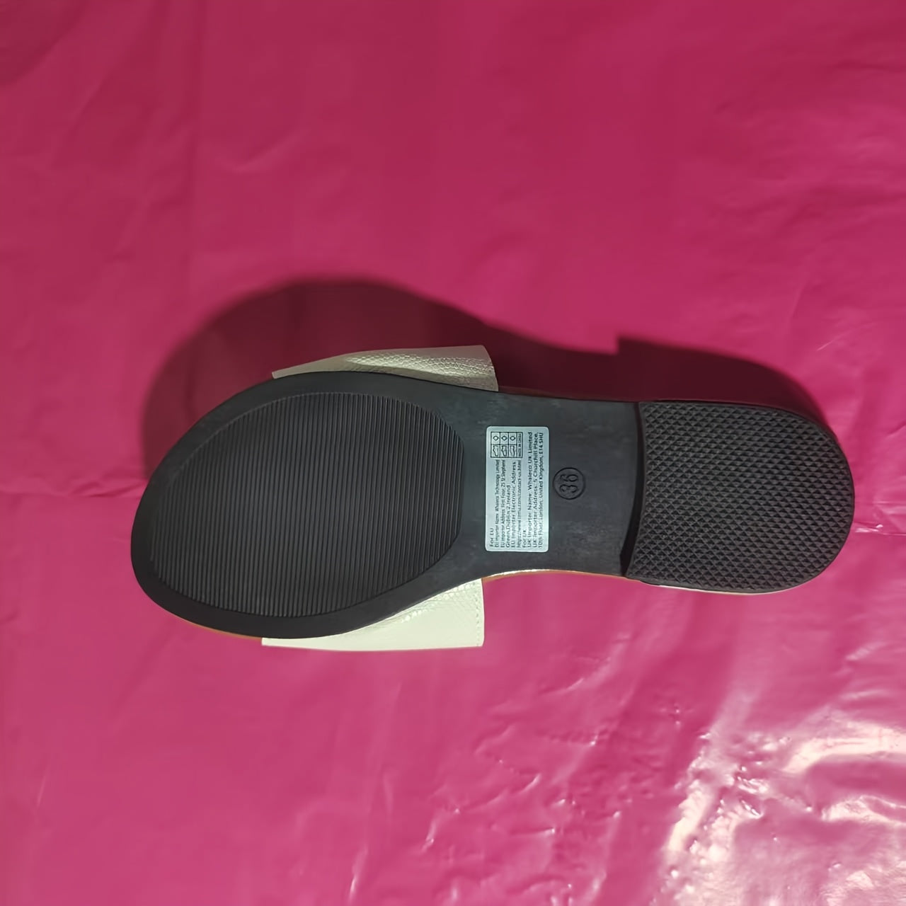 Women's Elegant Metal Buckle Slip-On Flat Sandals for Summer