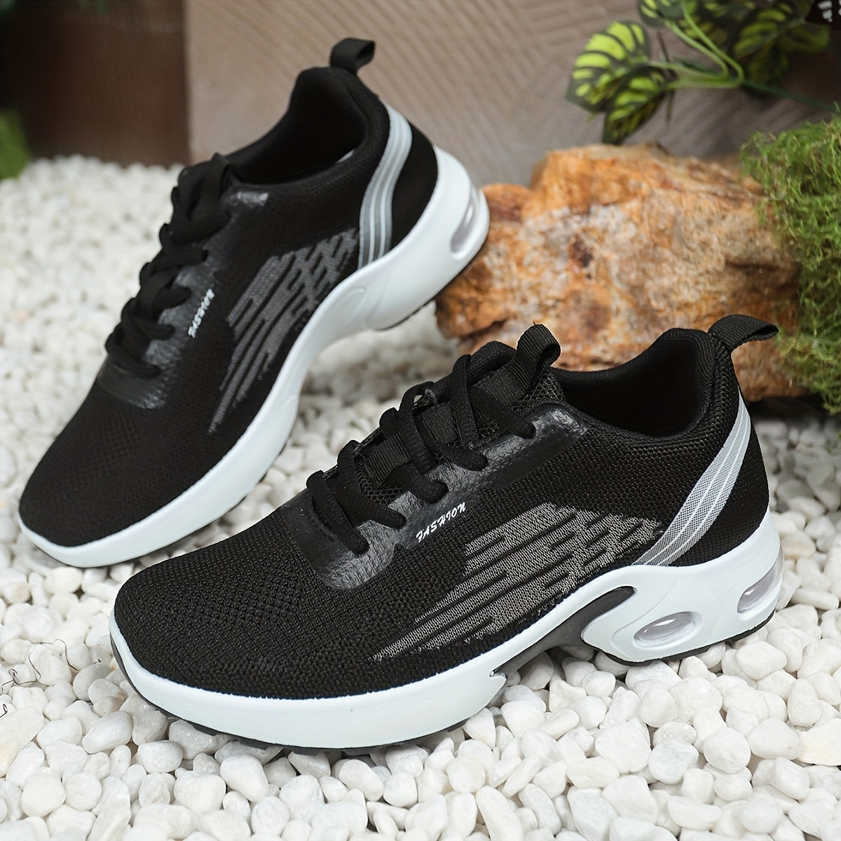 Breathable Mesh Women's Sneakers - Lightweight Soft Sole Lace-Up Low-Top Shoes with Cushioned PVC Sole for Running, Gym, Work  Travel - All-Season Comfort in Black, White, Light Blue, Pink, Grey, Ladies Sneakers, Gym Footwea