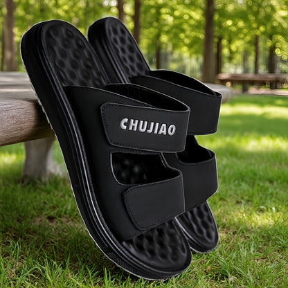 Men's Oversized PU Sports Sandals for Beach & Casual Wear