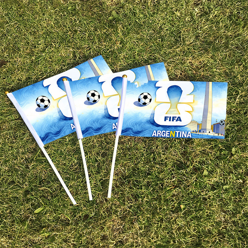 Argentina Obelisk Football Fan Flag for 2026 World Cup