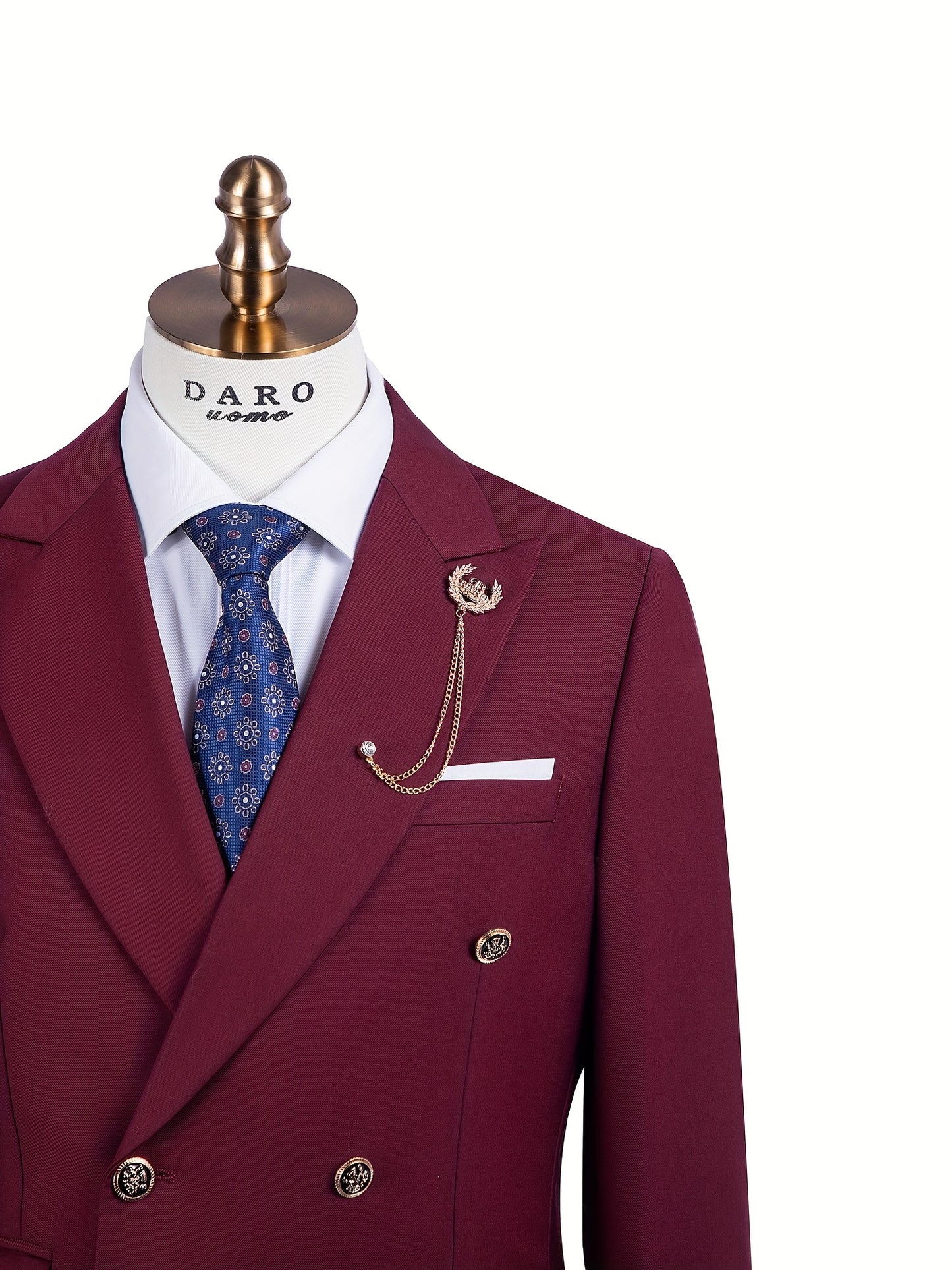 Men's Casual Polyester Business Suit with Pants