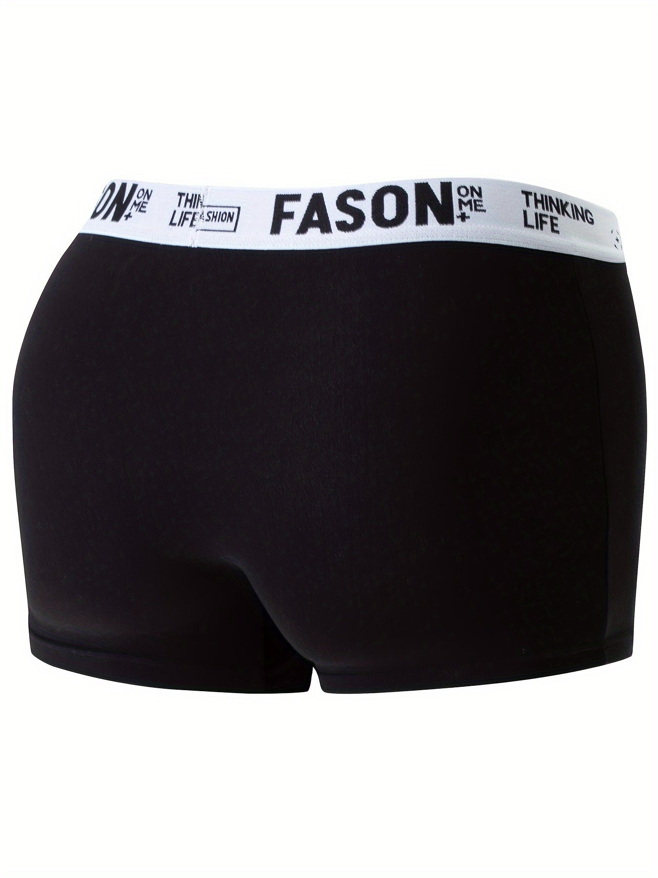 Men's Breathable Stretch Boxer Briefs - Comfortable Solid Colors