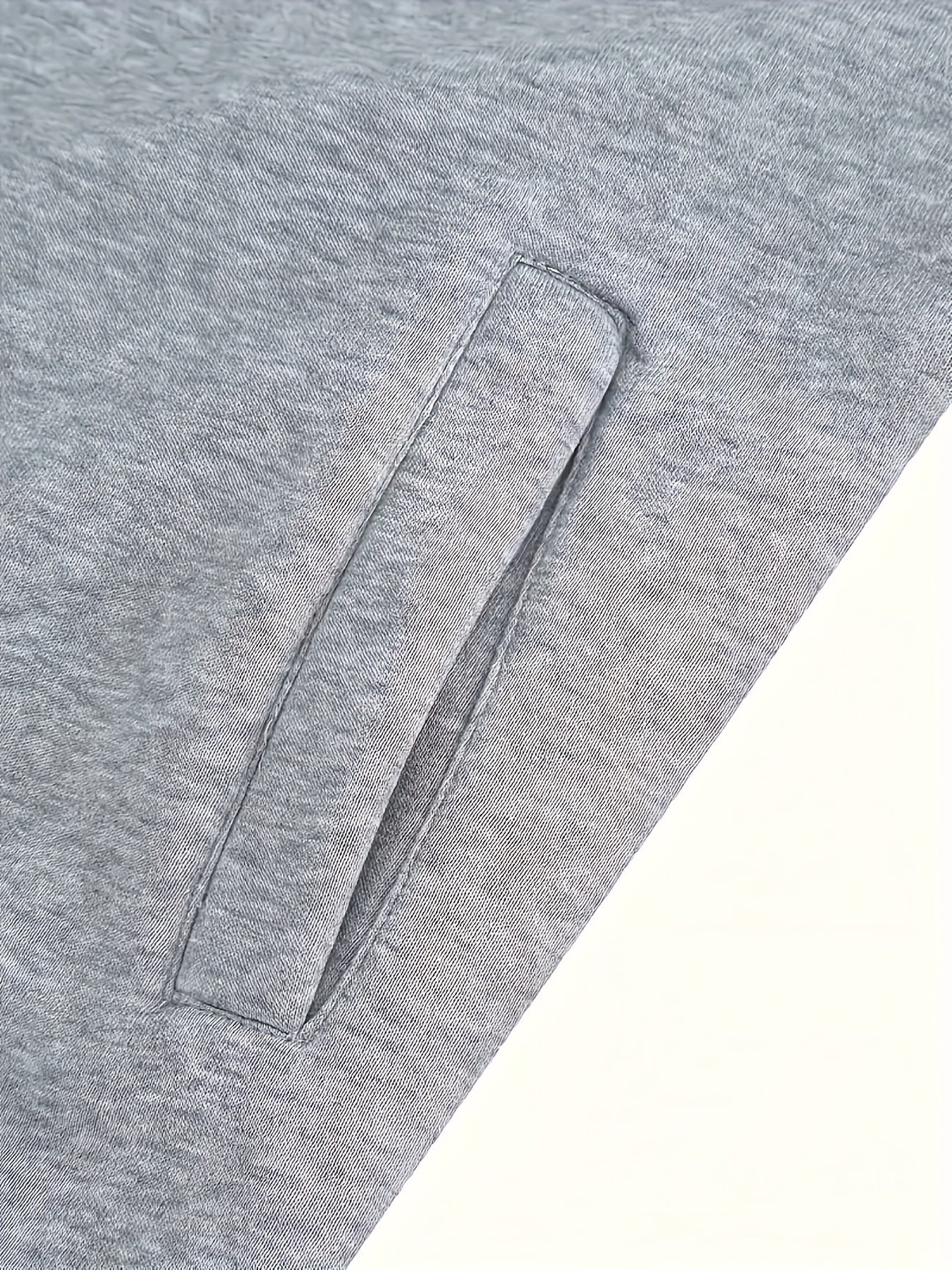 Men's Autumn and Winter Zipper Sweater Contrast Color Shoulder Sleeve Hoodie