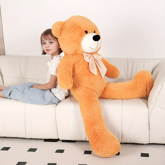 A Large 48-Inch Oversized Brown Teddy Bear, Perfect As a Cuddly Gift for Children, Suitable for Birthdays, Halloween, Christmas, And Valentine'S Day