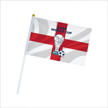 2026 World Cup Fan Banner with Golden Cup and England Flag