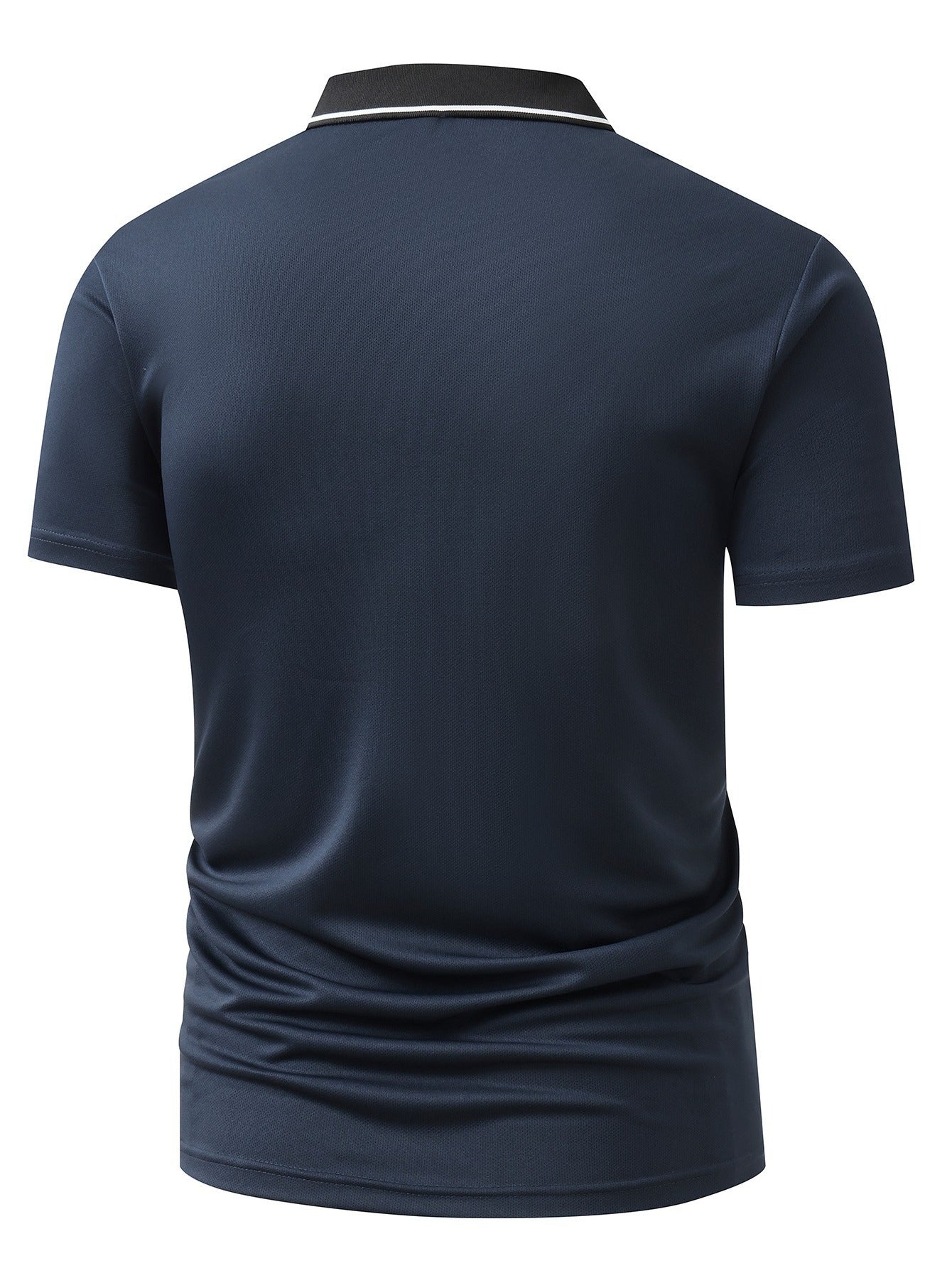S8 Men'S Quick-Dry Polo Shirt | 4518 Stylish BQSS Design, Airy And Comfortable for Workouts, Casual Wear, And Trendy Lightweight And Sturdy Top with Short Sleeves And Button Features - ayq