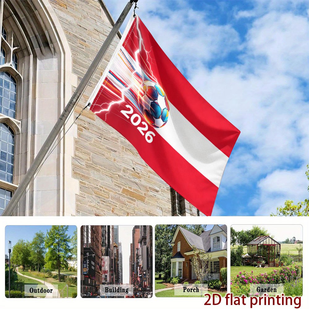 Austria 2026 Football Flag – Polyester Fan Decoration