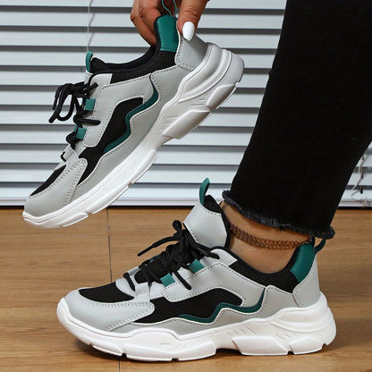 Women'S Casual Breathable Travel Sports Shoes - Fashionable, Lightweight Outdoor Sneakers with Mesh Upper, EVA Sole, and Round Toe Design for Daily Use, Parties, and Gifts, Comfortable Walking Shoes, Casual Sports Shoes Fashi