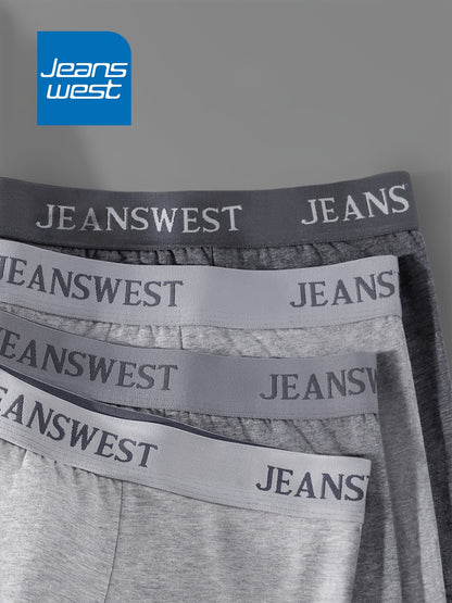 Men's Classic Solid Cotton Briefs 4-Pack Comfortable Fit