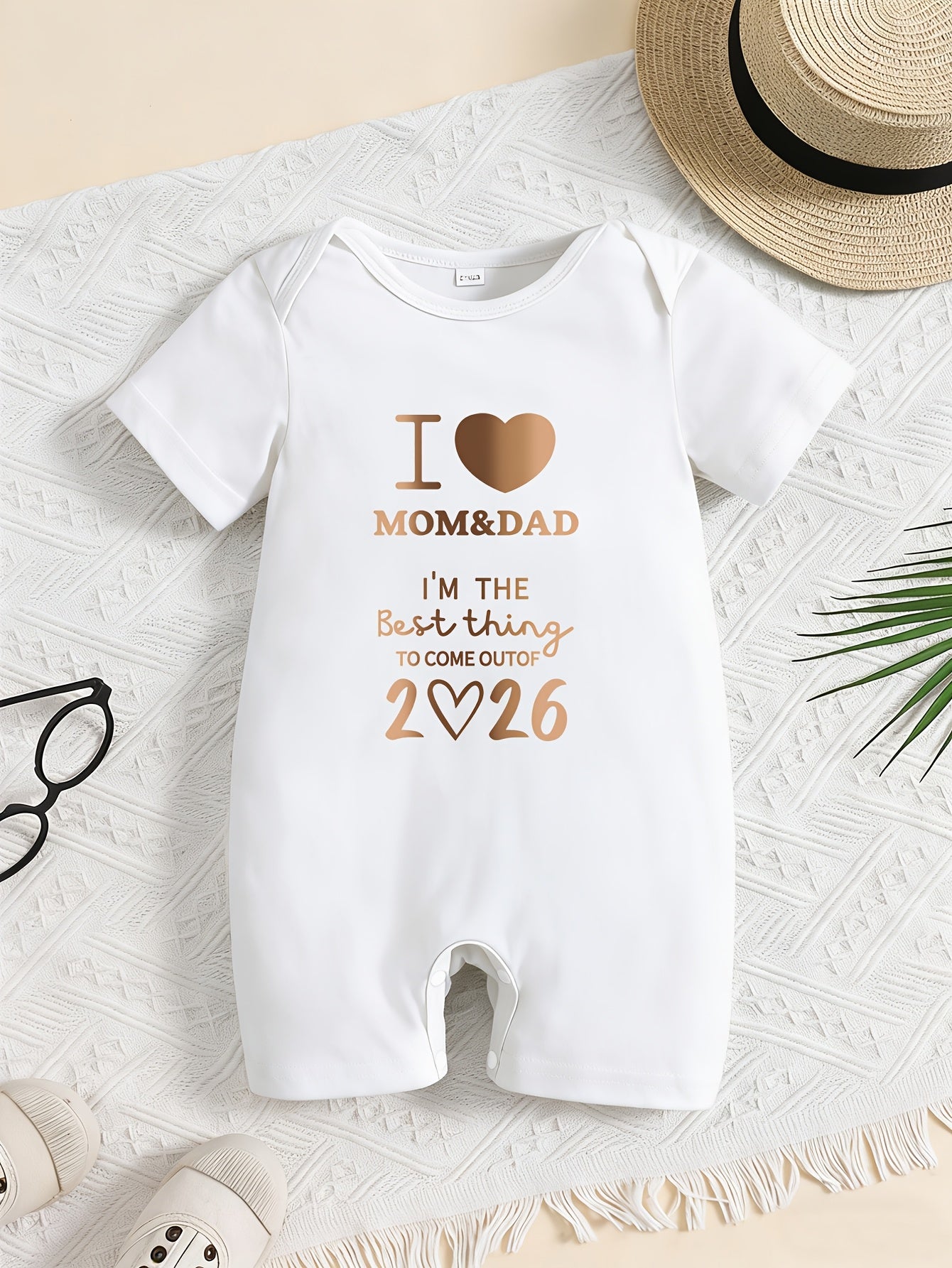 Newborn Baby Summer Bodysuit 100% Cotton Cartoon Romper